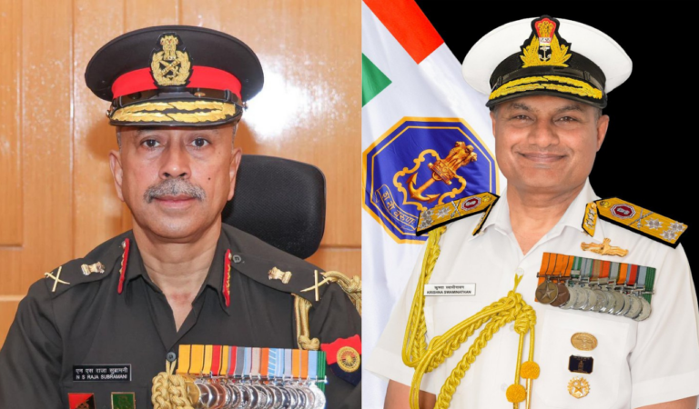 Raja Subramani to Lead as CDS, Krishna Swaminathan to Head Indian Navy