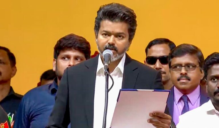 Vijay launches free power and women safety schemes in Tamil Nadu