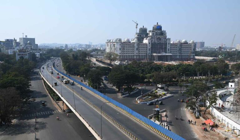 Telangana Thalli flyover in Hyderabad gets new cultural makeover