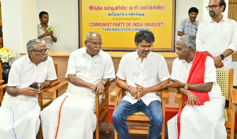 With 'support of 118 MLAs', Vijay stakes claim to form TN govt; Guv remains unconvinced