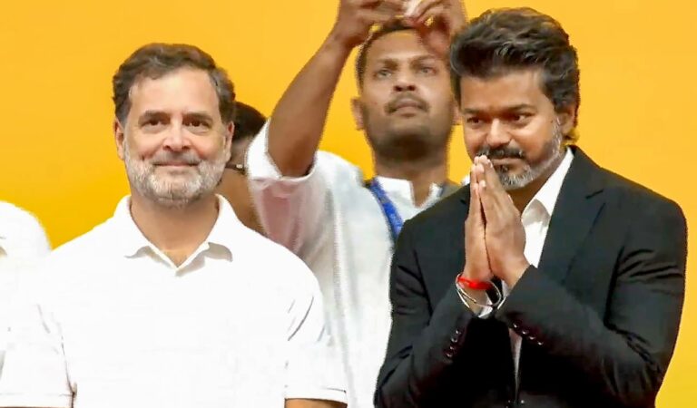 Vijay and Rahul Gandhi