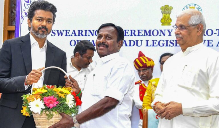 TN Assembly to meet tomorrow, Protem Speaker Karuppaiah to administer oath of office to TVK MLAs