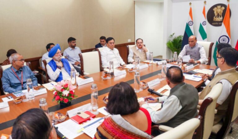 Rajnath Singh chairs meeting to review energy situation amid West Asia crisis